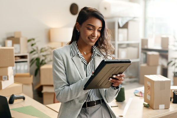 business woman consulting about sales tax nexus