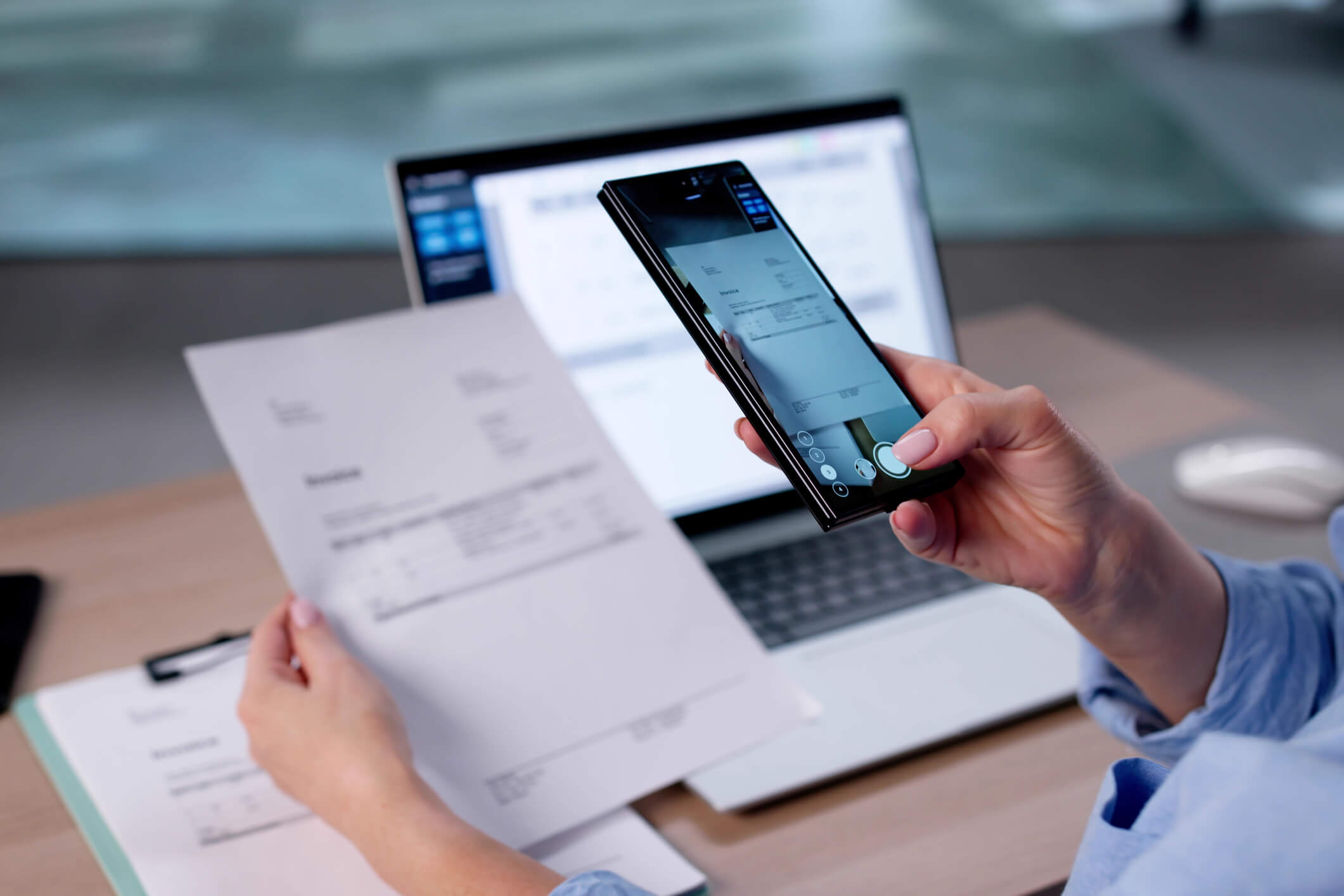 business owner filing tax documents